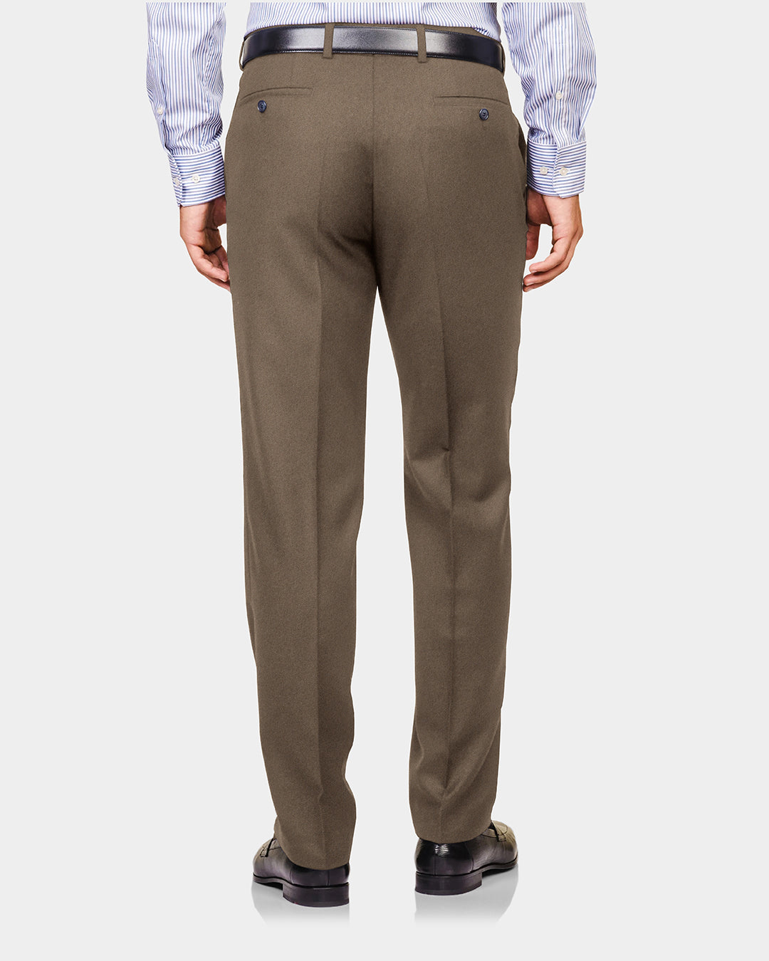 Khaki Stretchable Denim - 3