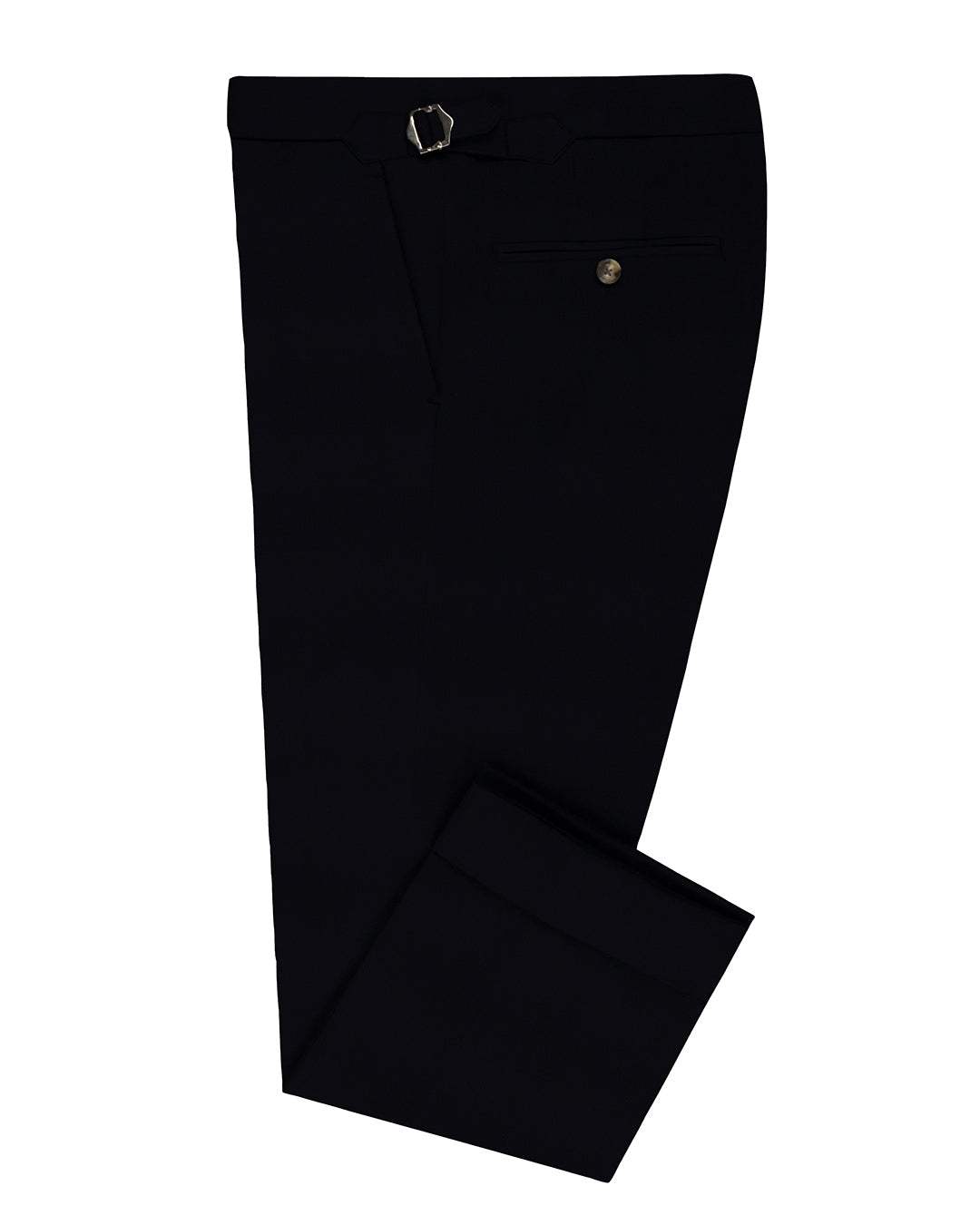 VBC: 100% Wool Dark Navy Twill Suit - 3