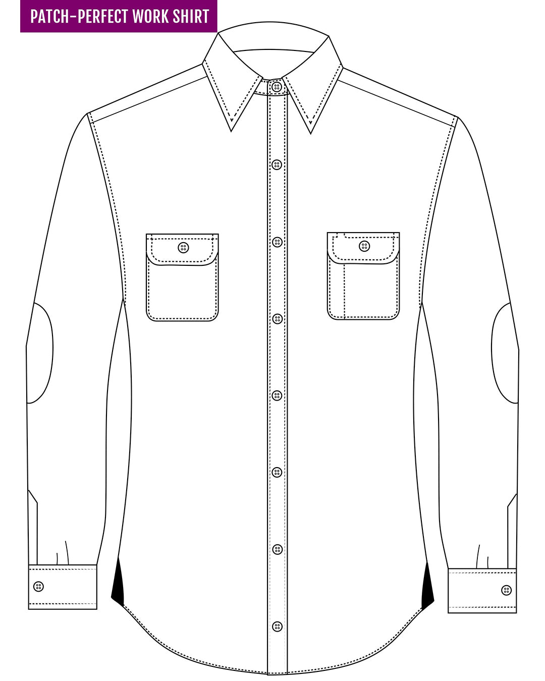 Red Black Tartan Checks Work Shirt - 6