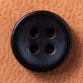 Black Resin Button