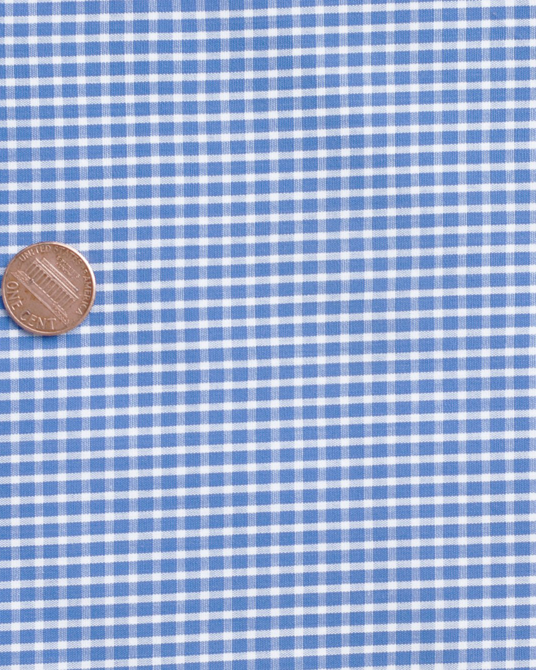 Easy-to-Iron White Blue Graph Checks - 4