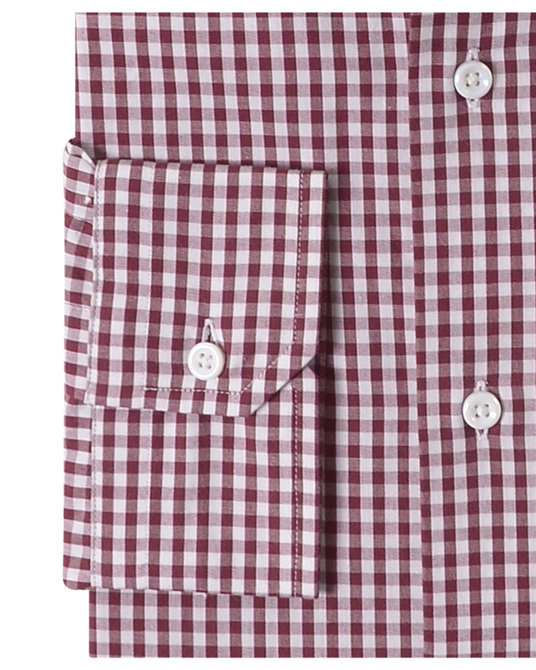 Brick Maroon Gingham Checks - 3