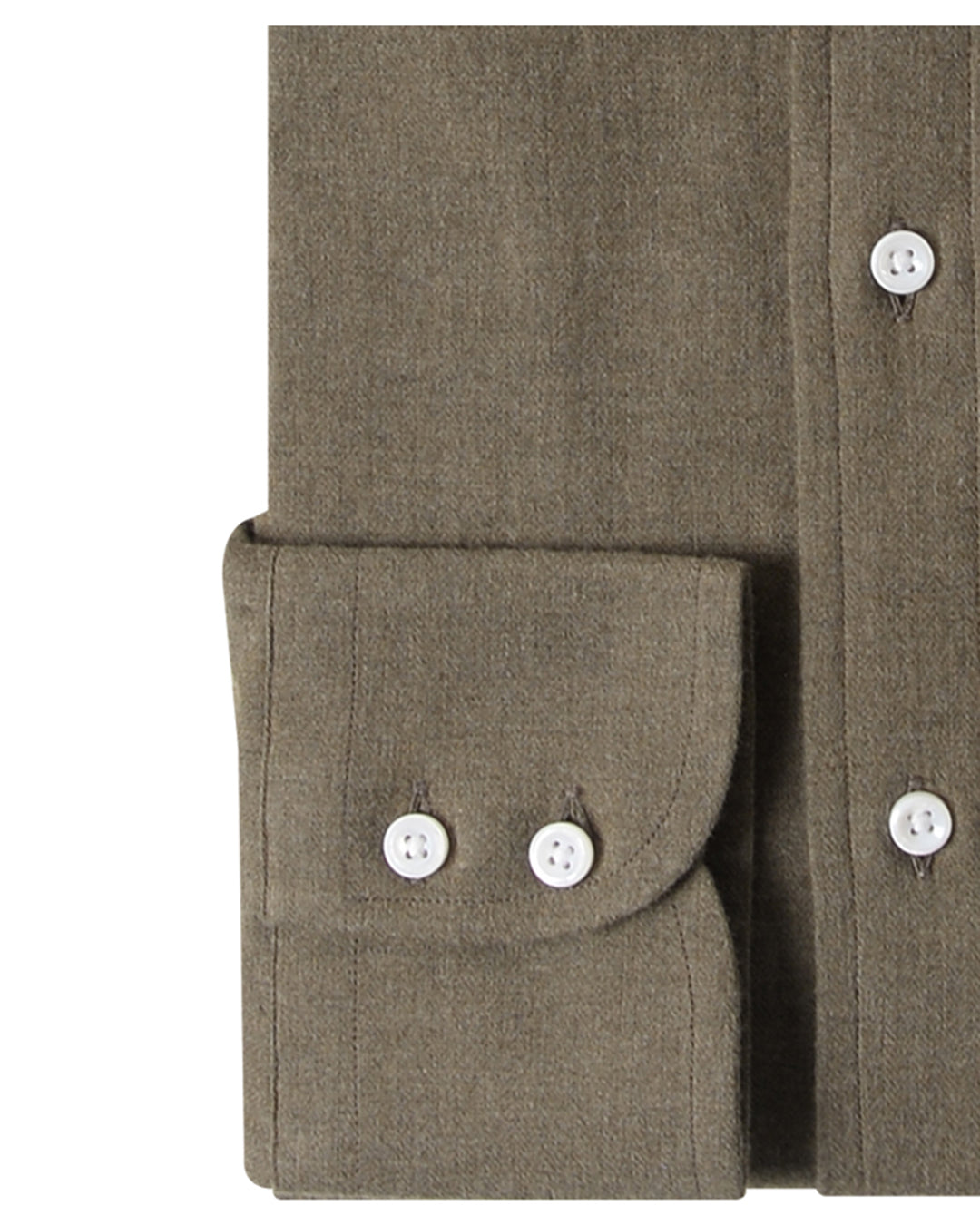 Moss Green Plain Shirt - 3