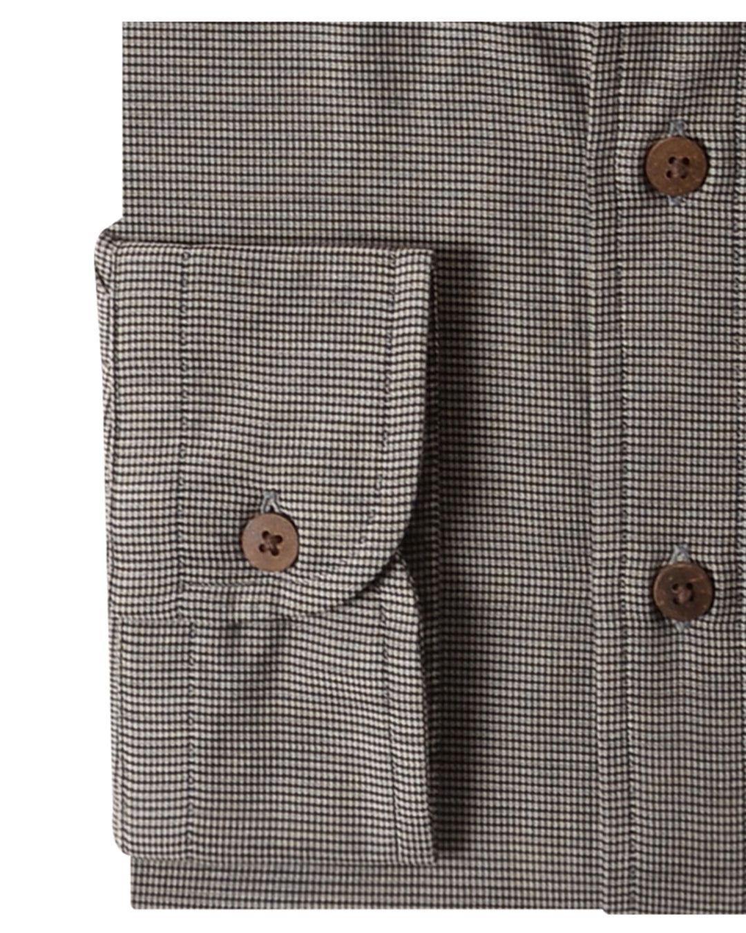 Ecru Black Pin Checks - 3