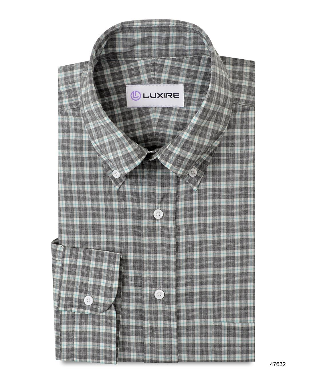 Zegna: Dark Grey Tartan Checks - 1