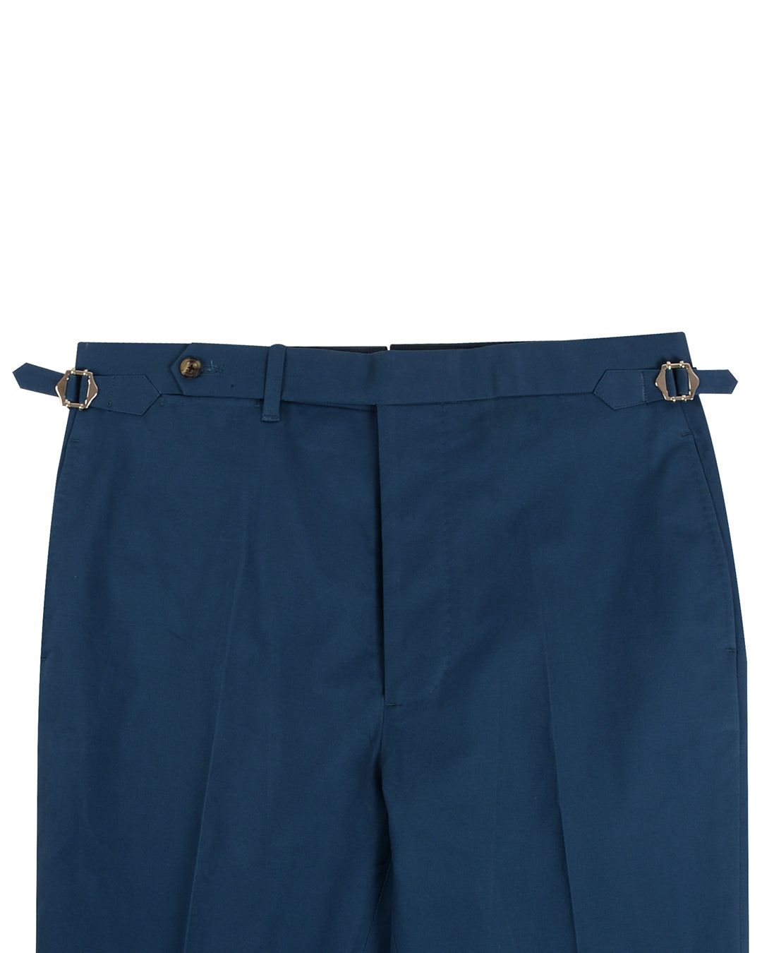 Soft Dark Blue Stretch Twill Pants - 2