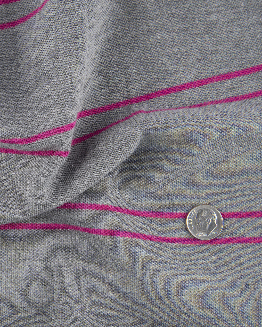 Grey Fuchsia Stripes T-shirt - 4