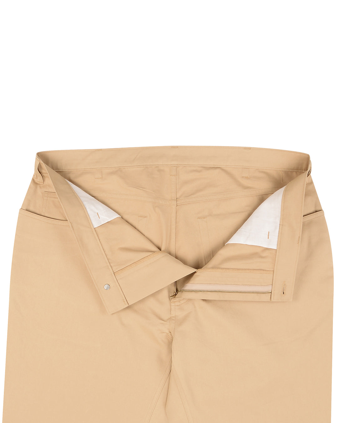 Tan Cream Plain Soft Chino - 3