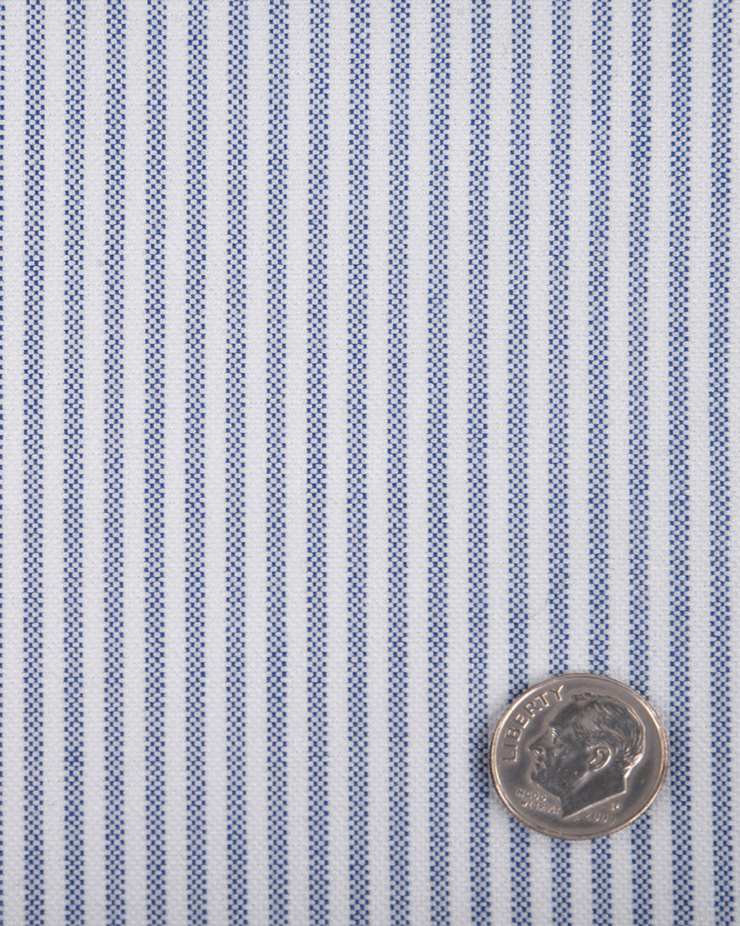 Blue University Stripe Oxford - 4