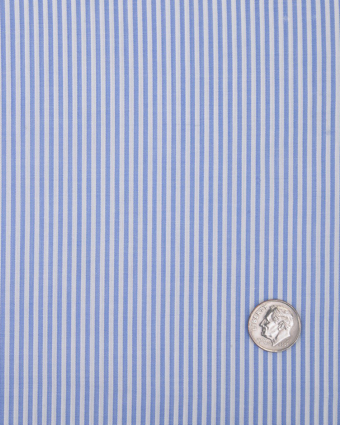 Carlo Riva White Blue Dress Stripes - 4
