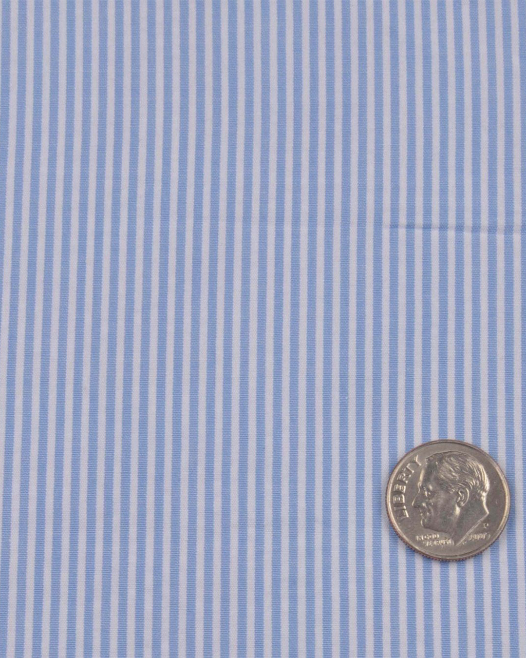 Sky Blue Dress Stripes Seersucker - 5