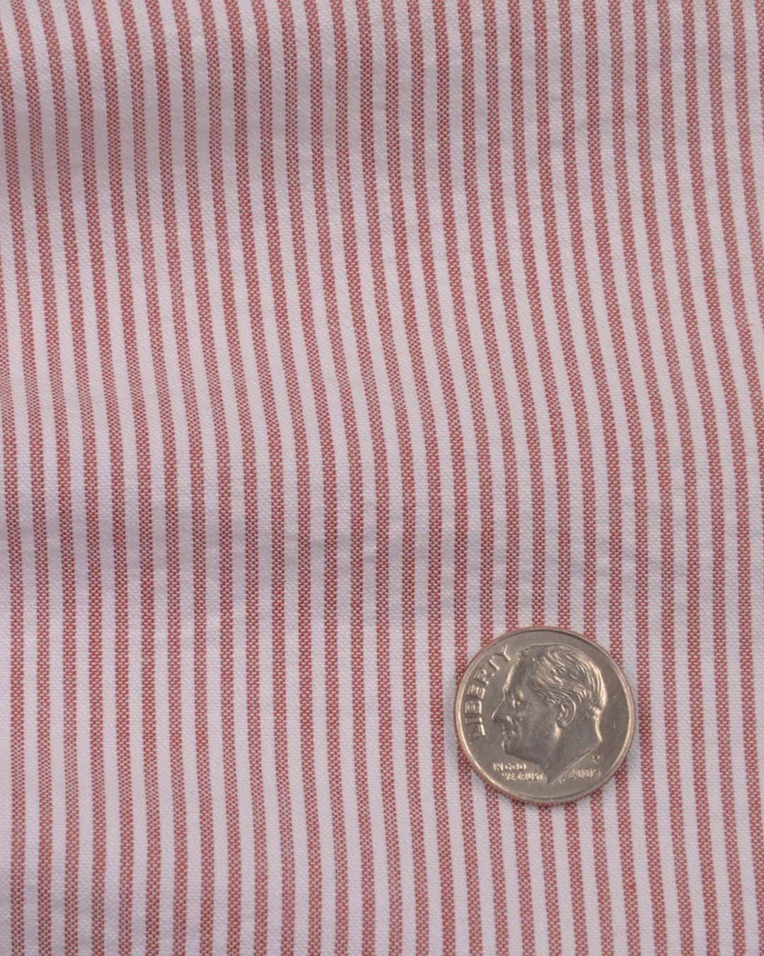Maroon Dress Stripes Seersucker - 5