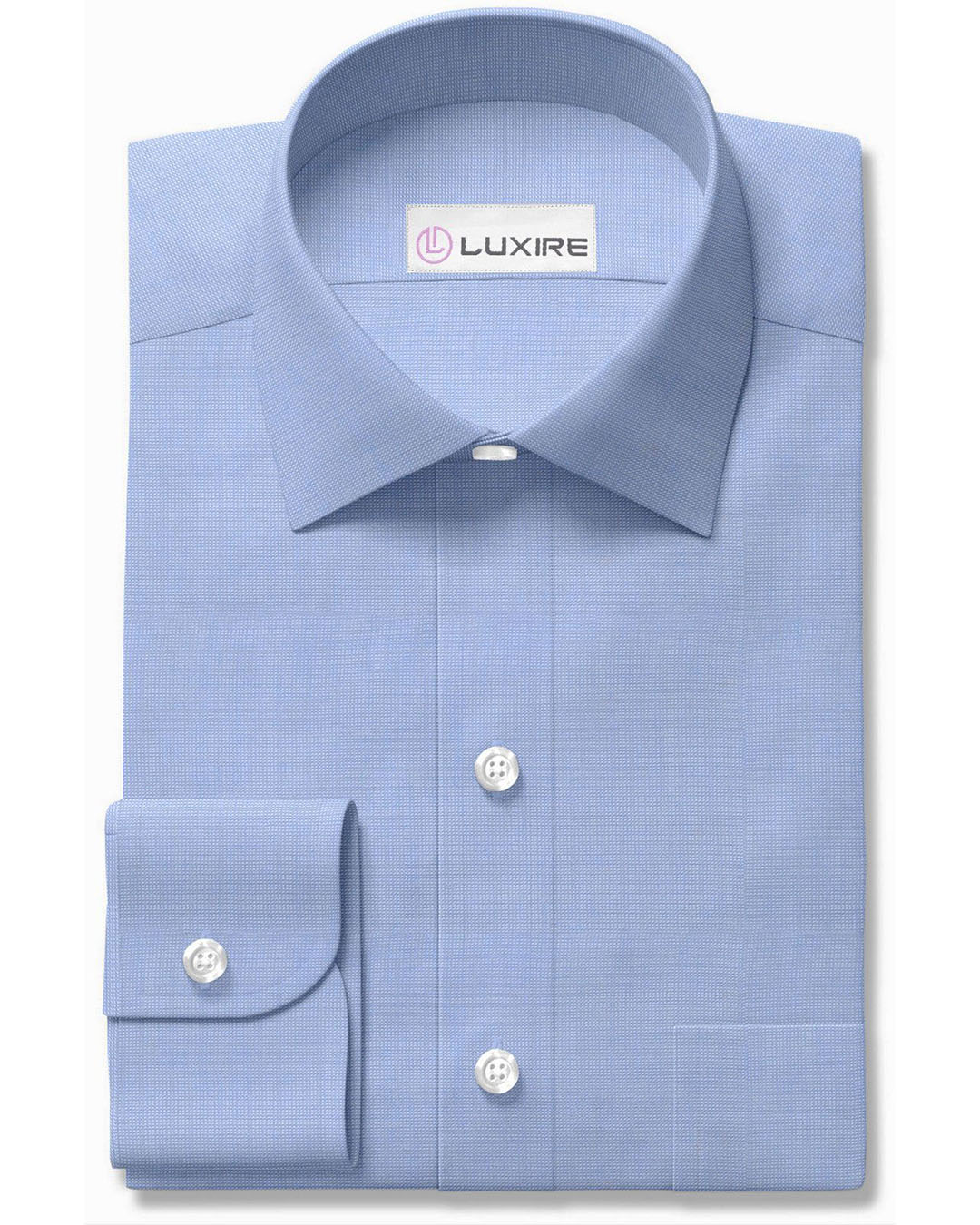 Blue Dress Shirt End on End - 1