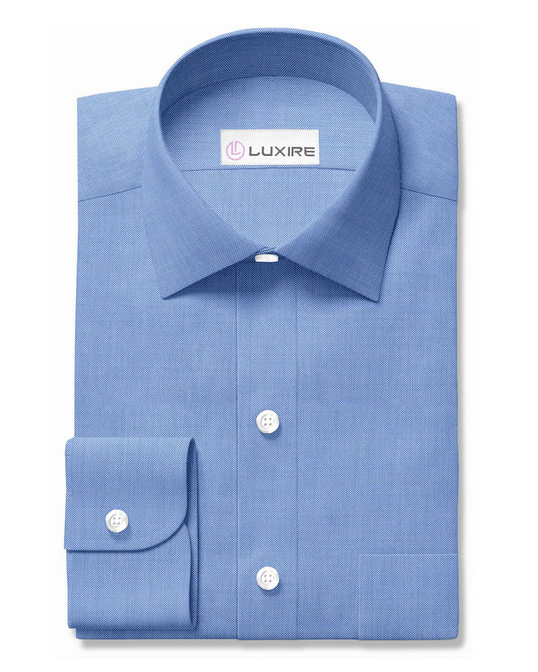 Sky Blue Pinpoint Oxford - 1