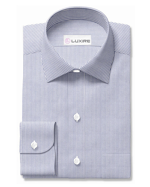 Classic Oxford: Navy University Stripes