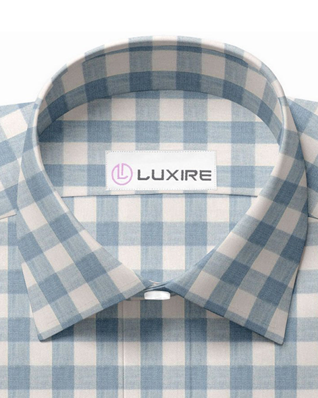 Washed Indigo Cream Gingham - 2