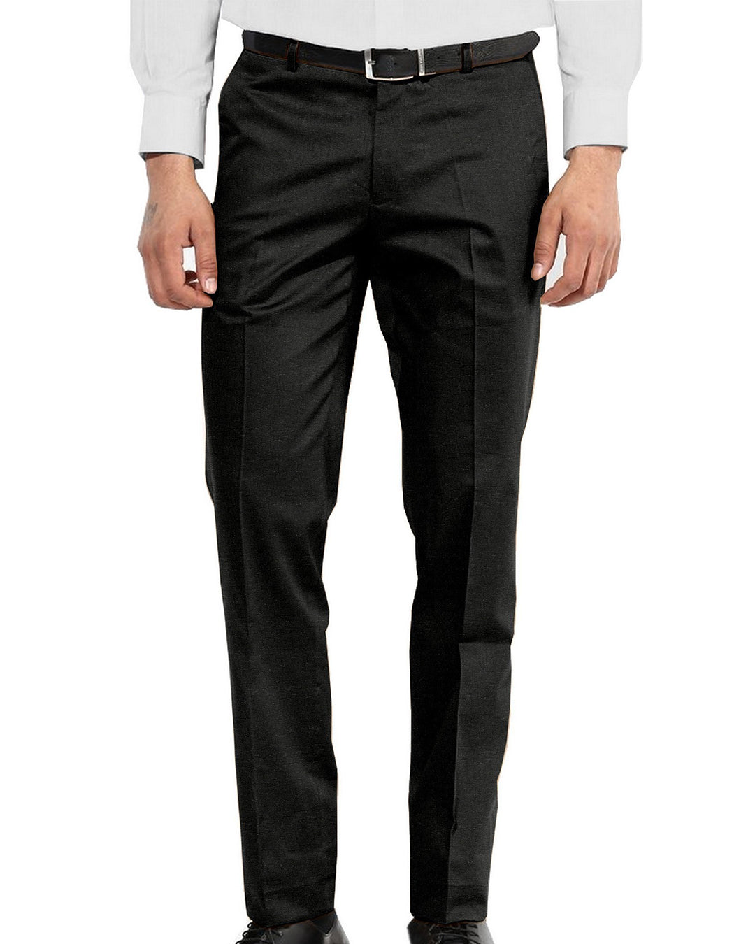 Dugdale Fine Worsted Pant - Dark Grey Pinhead - 1