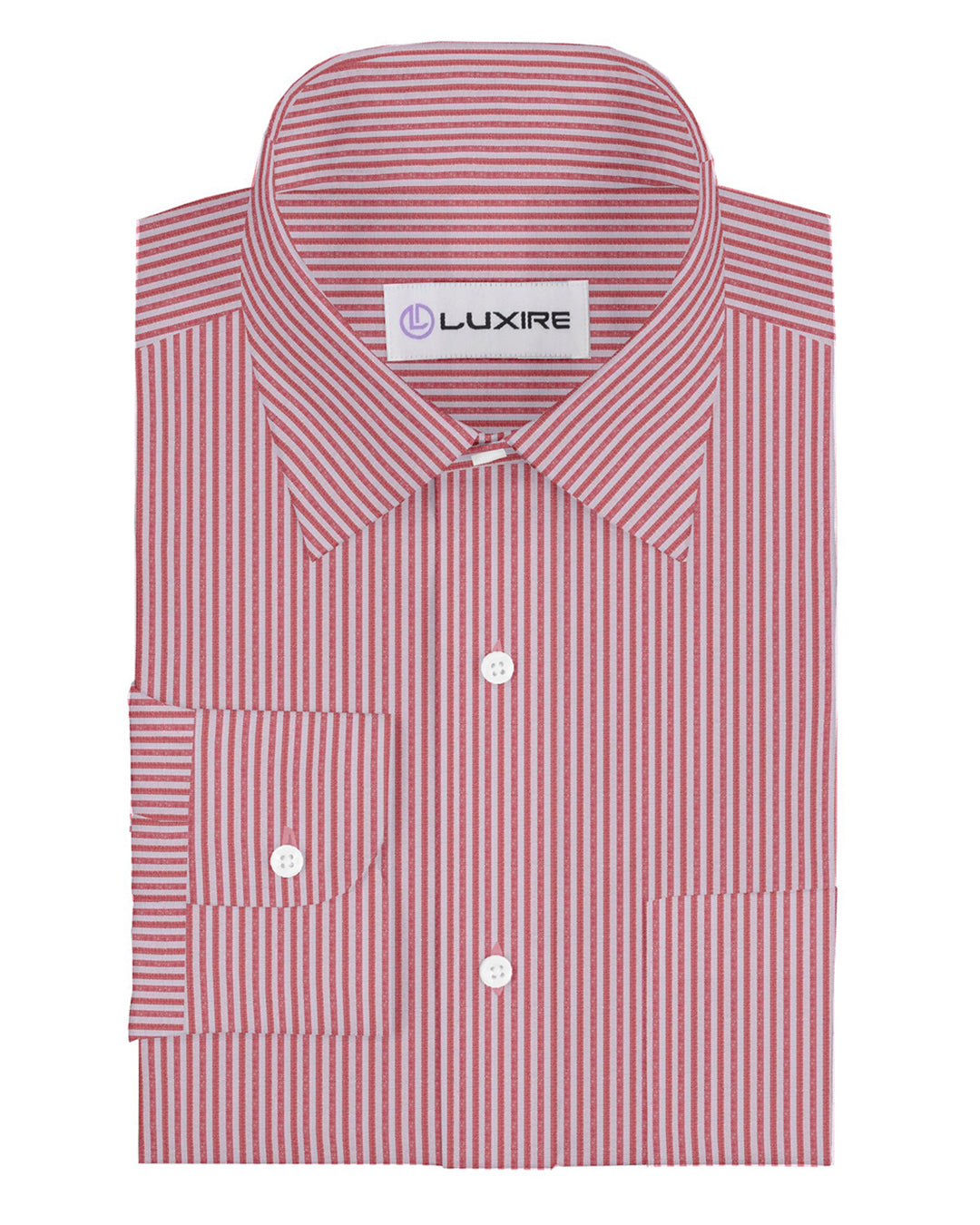 Linen: Red Candy Stripes - 1