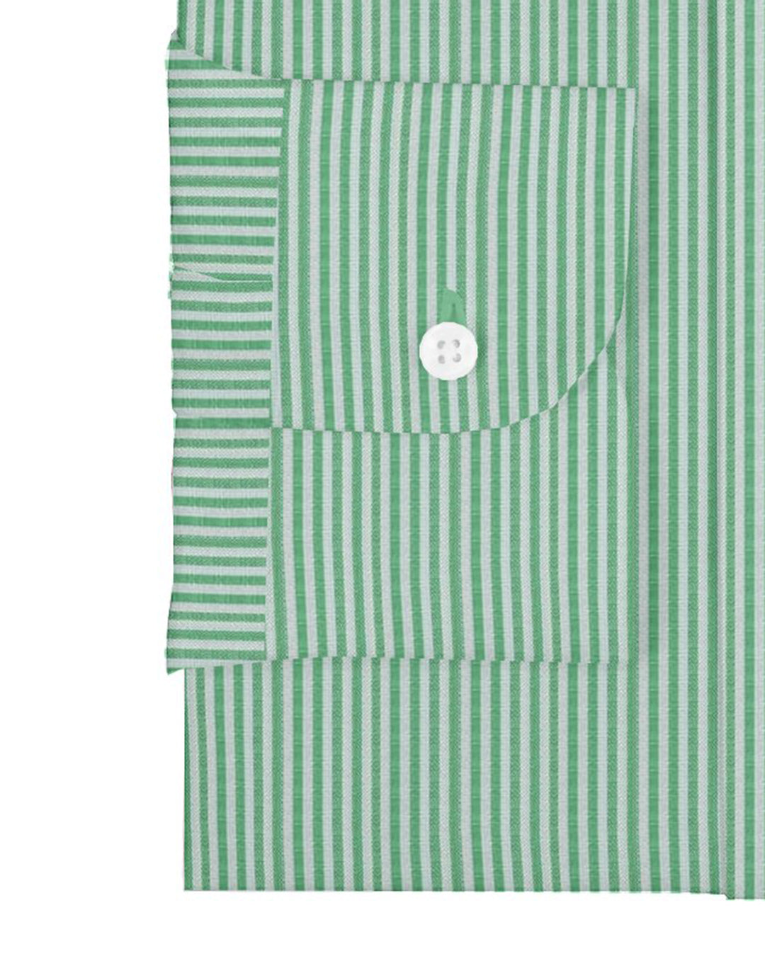 Linen: Green Candy  Stripes - 3