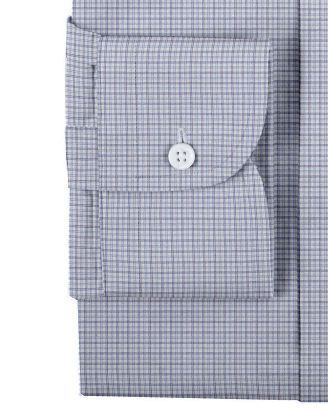 Albini: Light Blue Tattersall Checks - 2