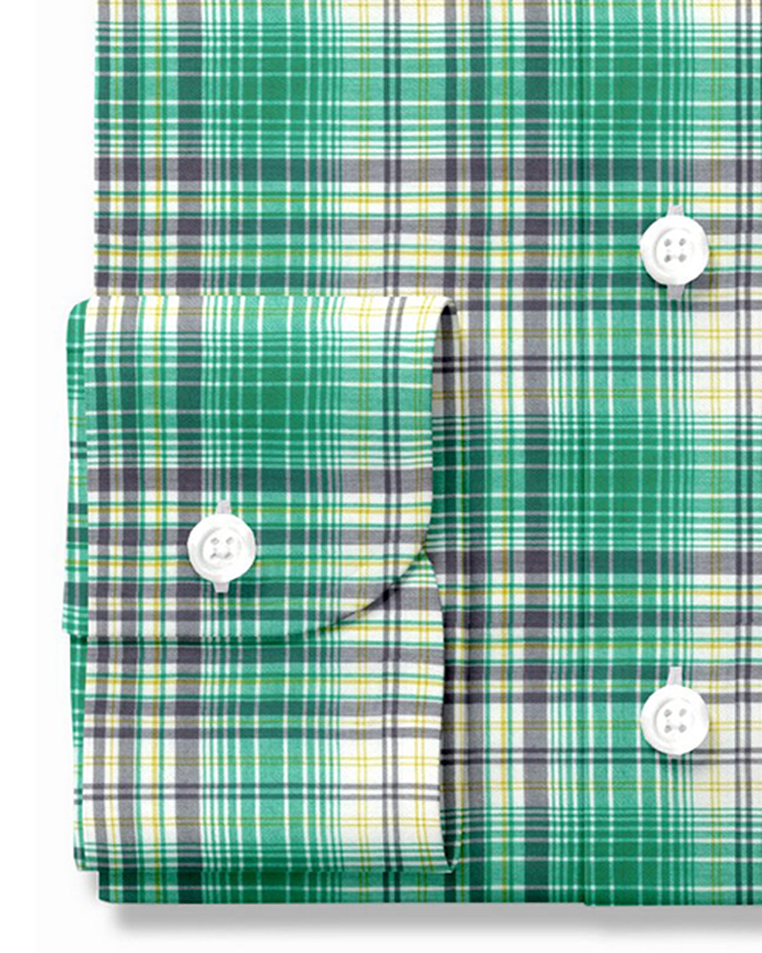 Summer Light Green Grey Madras - 3