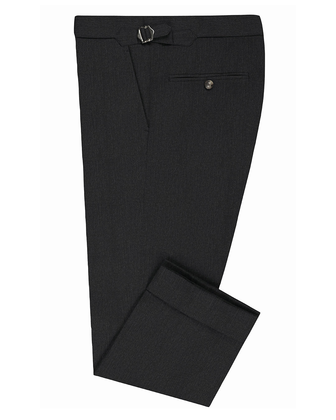 Performance Merino: Charcoal Grey Twill - 1