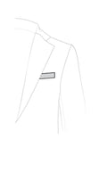Slant welt pocket
