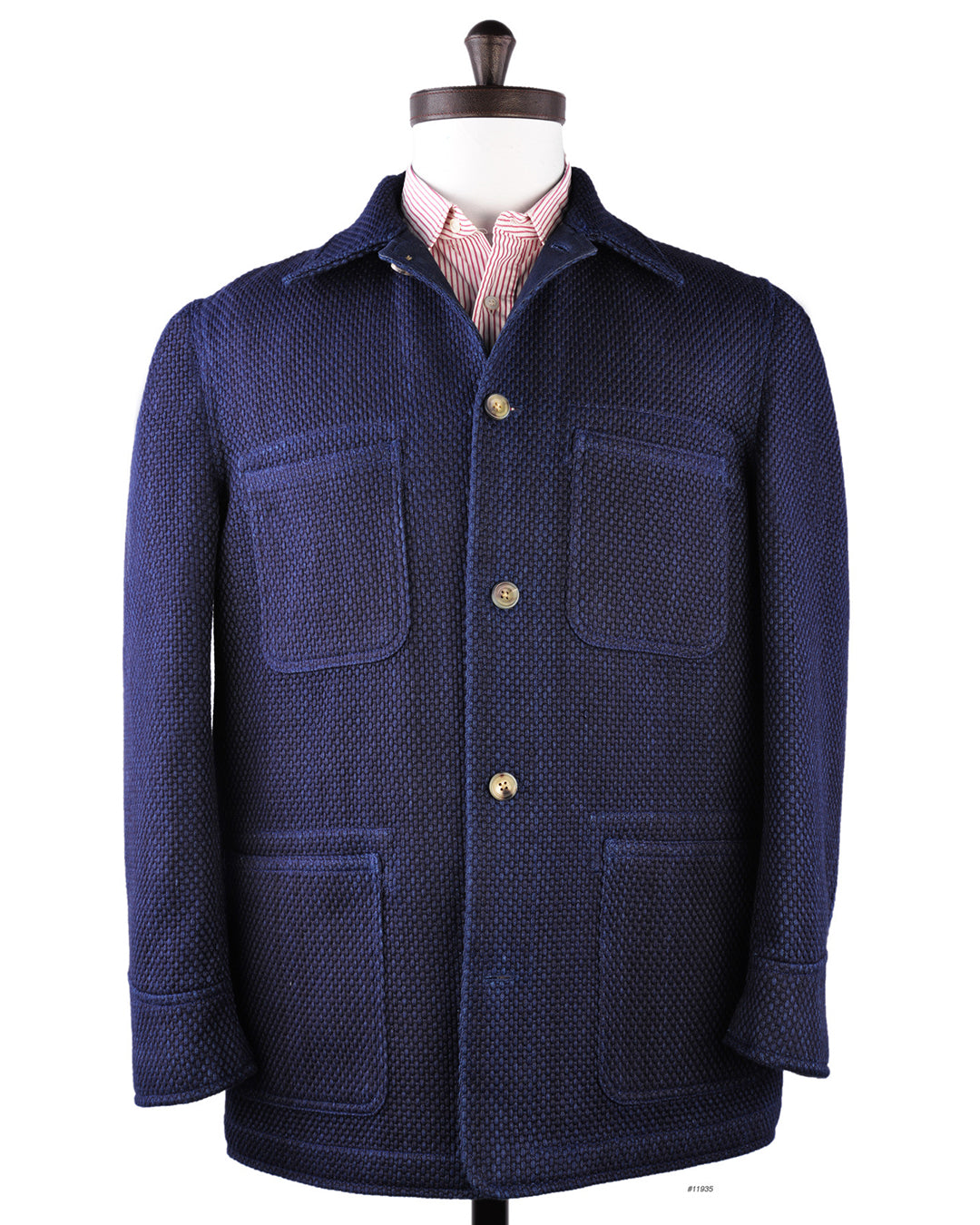Indigo Heavy Sashiko Jacket - 4