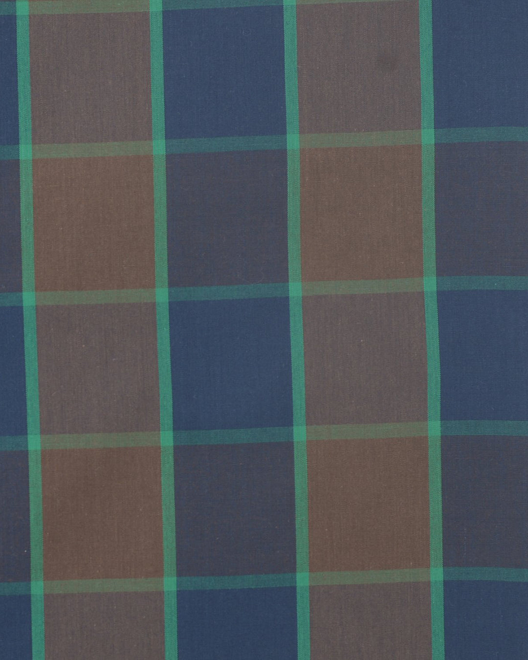 Navy Brown Green Large Checks - 4