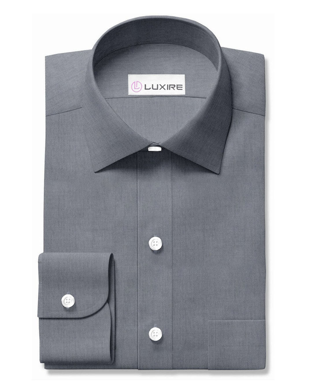 Ensign Blue on White Oxford - 1