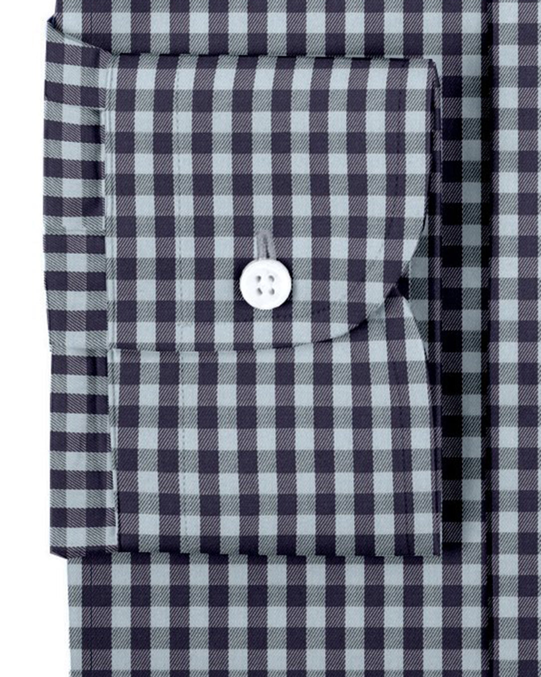 Purple Pale Blue Gingham Twill - 3